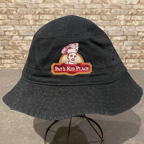 Pat's Black Bucket Hat (S/M)